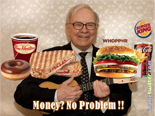 Warren Buffett Enters Tax Fray With Plan to Finance Burger King Deal for Tim  Hortons - WSJ