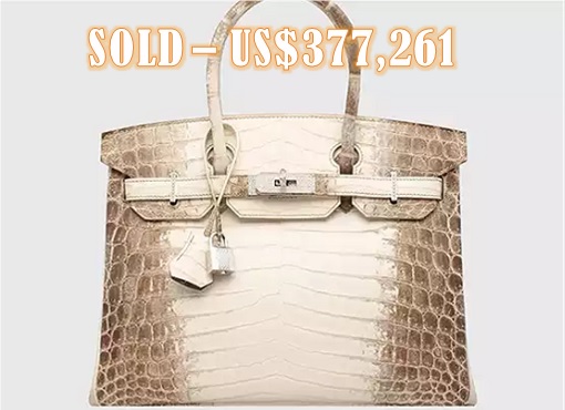 New World Record – Himalaya Hermès Birkin Handbag Sold For $377,000 -  FinanceTwitter