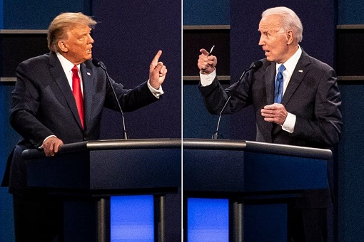 US Presidential Debate - Joe Biden vs Donald Trump - Bickering