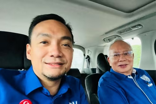 Onn Hafiz with Najib Razak