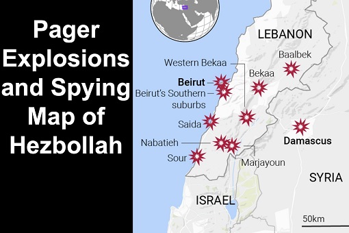 Pagers Explosions - Spying Network Map of Hezbollah