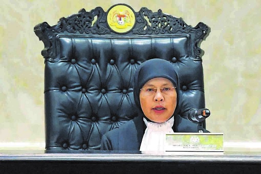 Chief Justice Tengku Maimun Tuan Mat