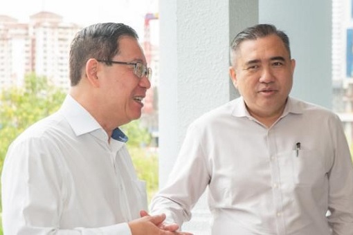 Lim Guan Eng and Anthony Loke